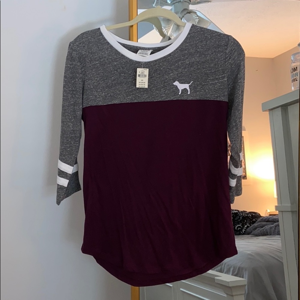 quarter sleeve PINK shirt